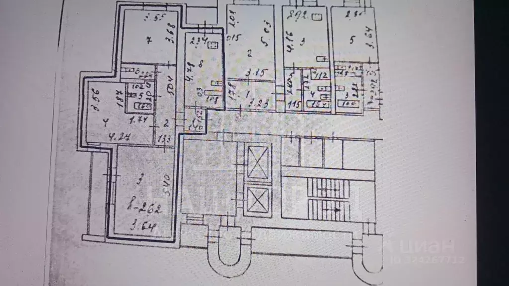 3-к кв. Тамбовская область, Тамбов Интернациональная ул., 47к2 (70.0 ... - Фото 2