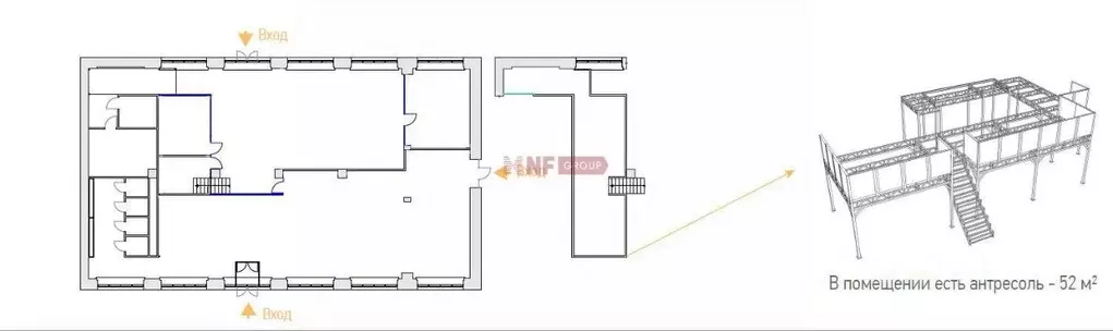 Торговая площадь в Москва Вятская ул., 27С13 (398 м) - Фото 2