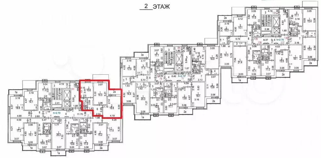 Аукцион: 2-к. квартира, 57,7 м, 2/16 эт. - Фото 1