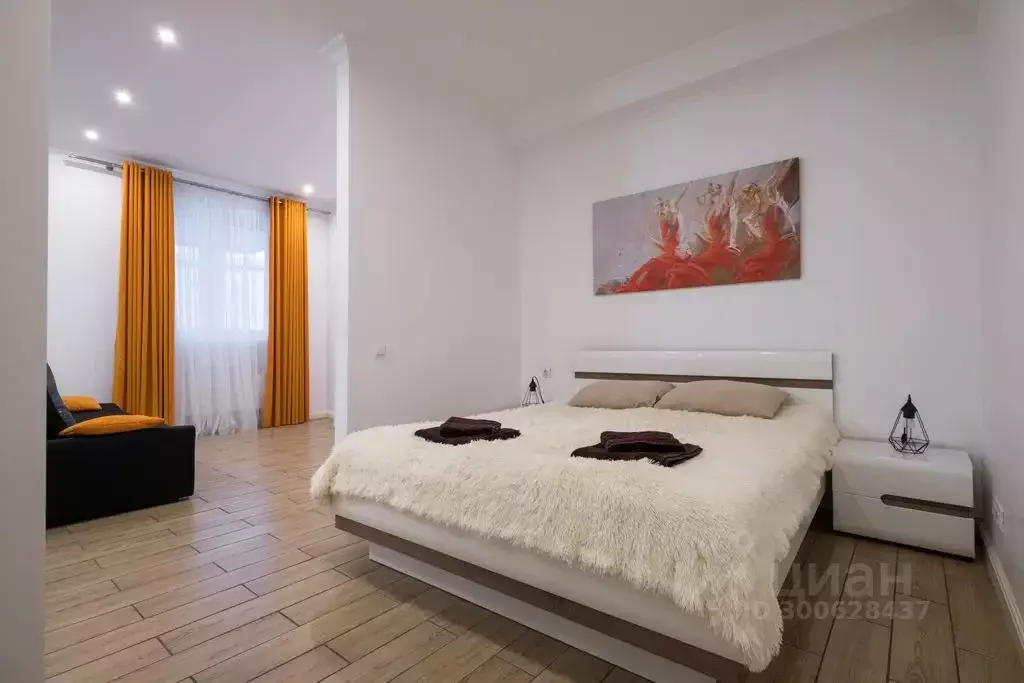 1-к кв. Калининградская область, Янтарный пгт ул. Советская, 104б ... - Фото 1