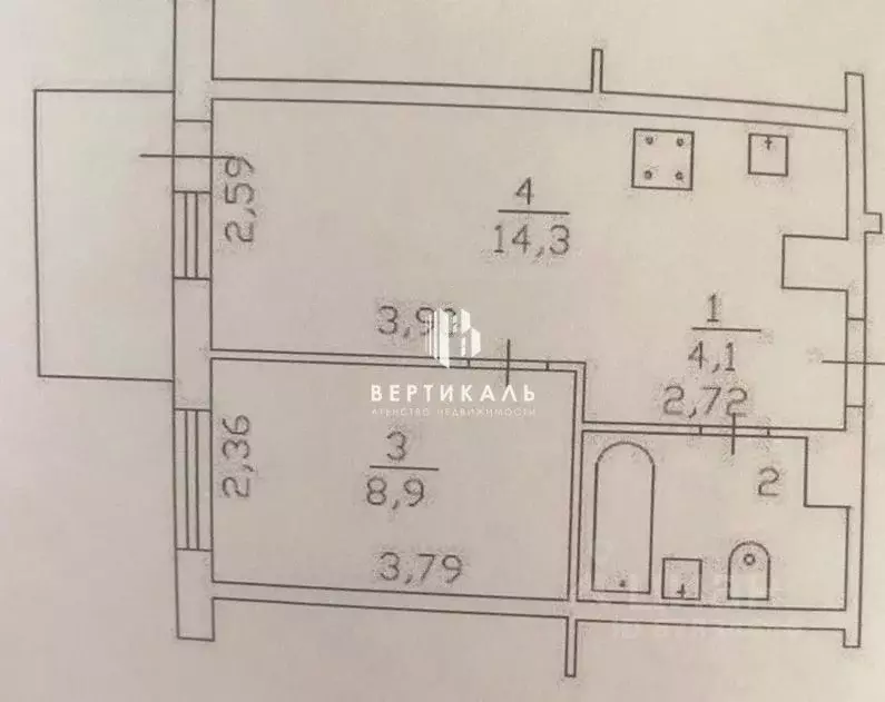 1-к кв. Новгородская область, Великий Новгород Большая ... - Фото 2