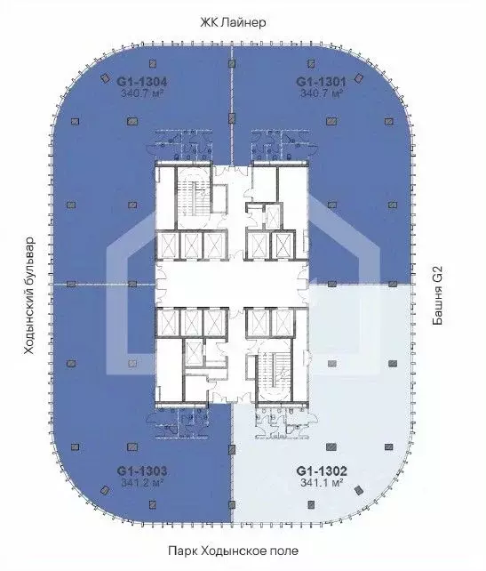 Помещение свободного назначения в Москва Ходынский бул., 20Ас1 (341 м) - Фото 2