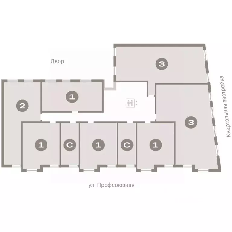 1-к кв. Тюменская область, Тюмень Речной Порт жилой комплекс (50.6 м) - Фото 1