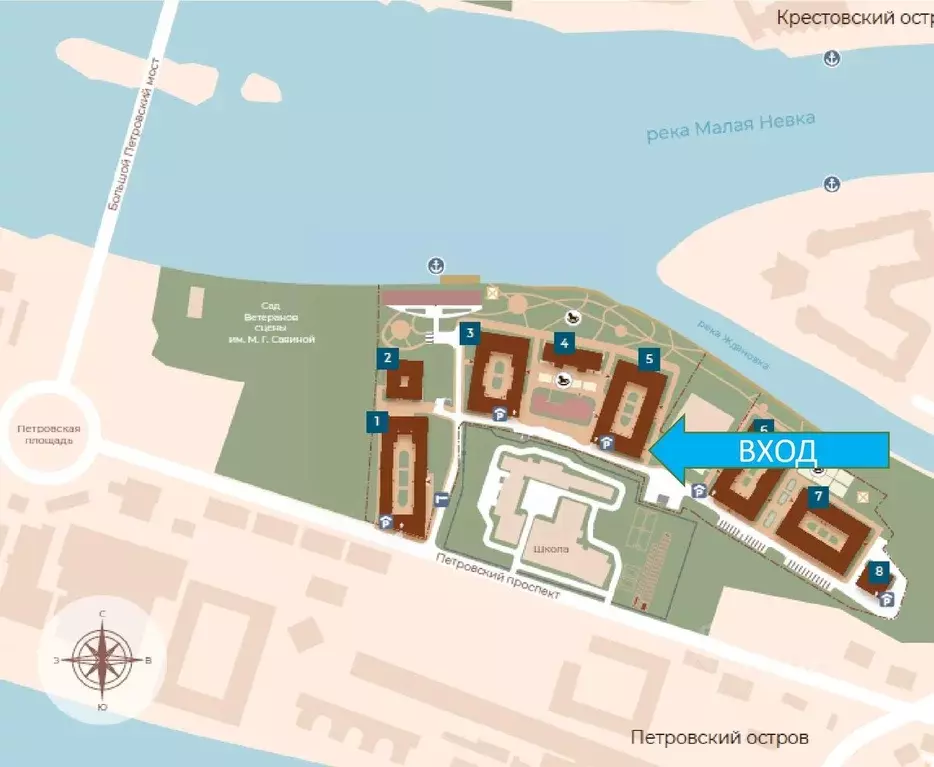 Помещение свободного назначения в Санкт-Петербург Петровский просп., ... - Фото 2