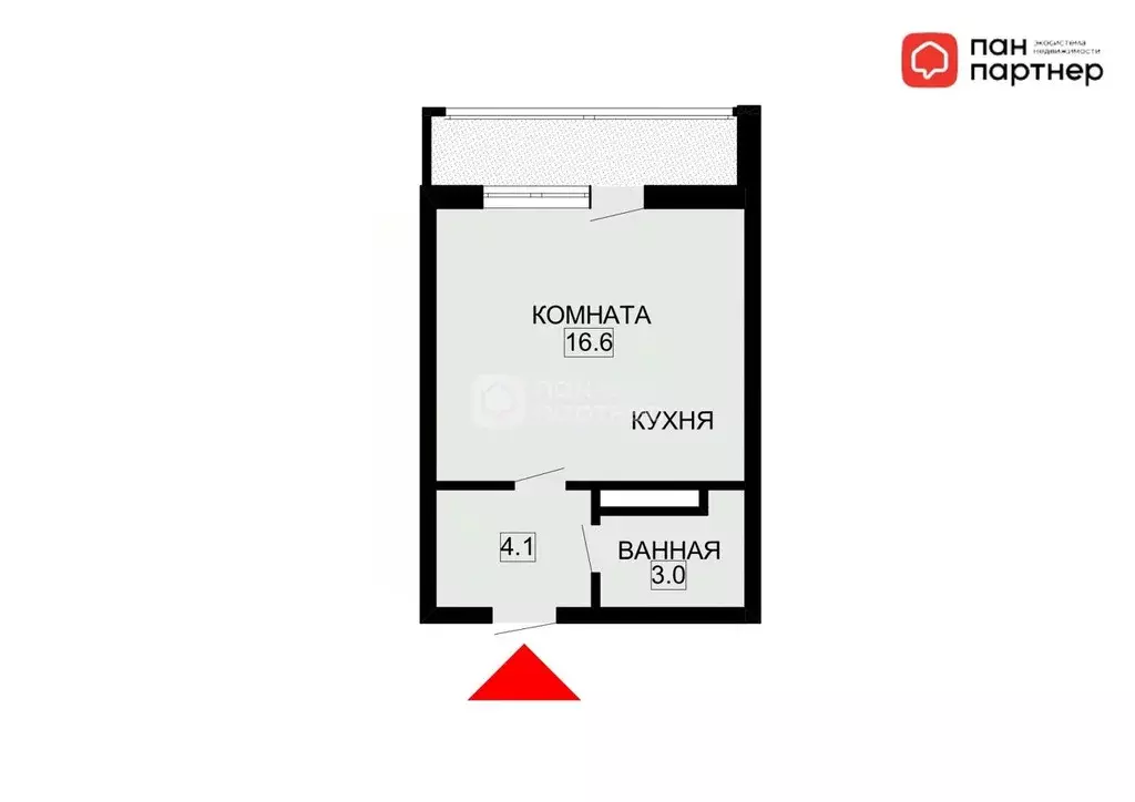 Студия Ленинградская область, Мурино Всеволожский район, ул. ... - Фото 2