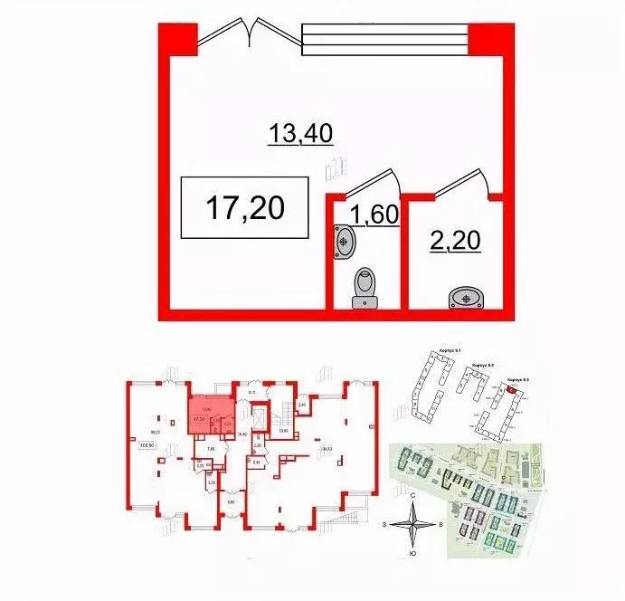 Помещение свободного назначения в Санкт-Петербург просп. Ветеранов, ... - Фото 2