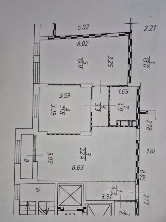 2-к кв. Москва бул. Скандинавский, 19 (66.9 м) - Фото 2