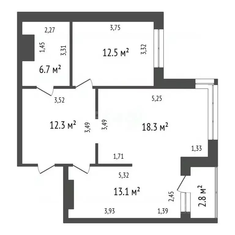 2-к кв. Иркутская область, Иркутск ул. Карла Либкнехта, 116 (62.9 м) - Фото 2