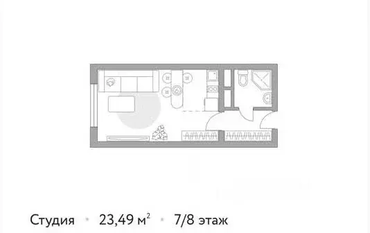 Студия Московская область, Красногорск городской округ, д. Глухово ул. ... - Фото 1