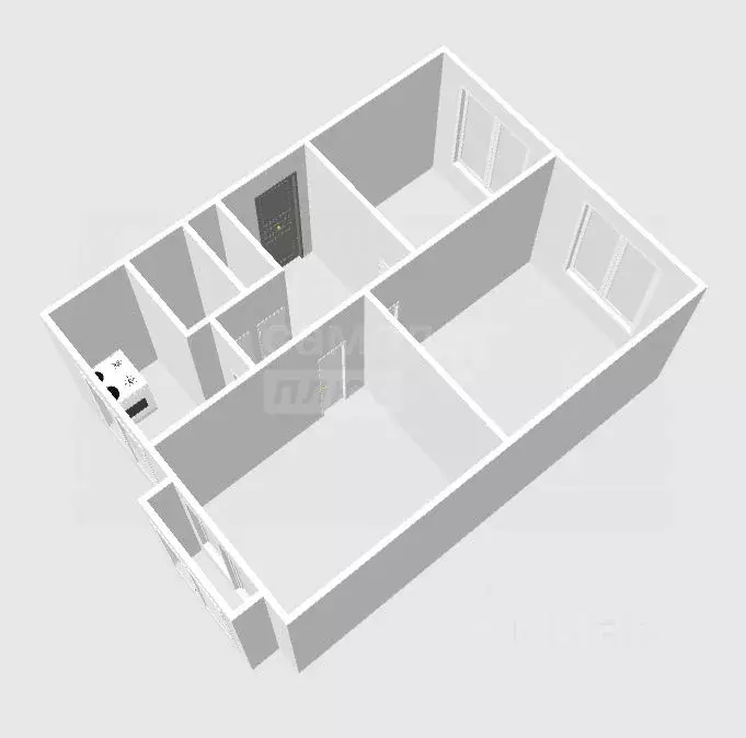 3-к кв. Оренбургская область, Оренбург Одесская ул., 144 (61.2 м) - Фото 2