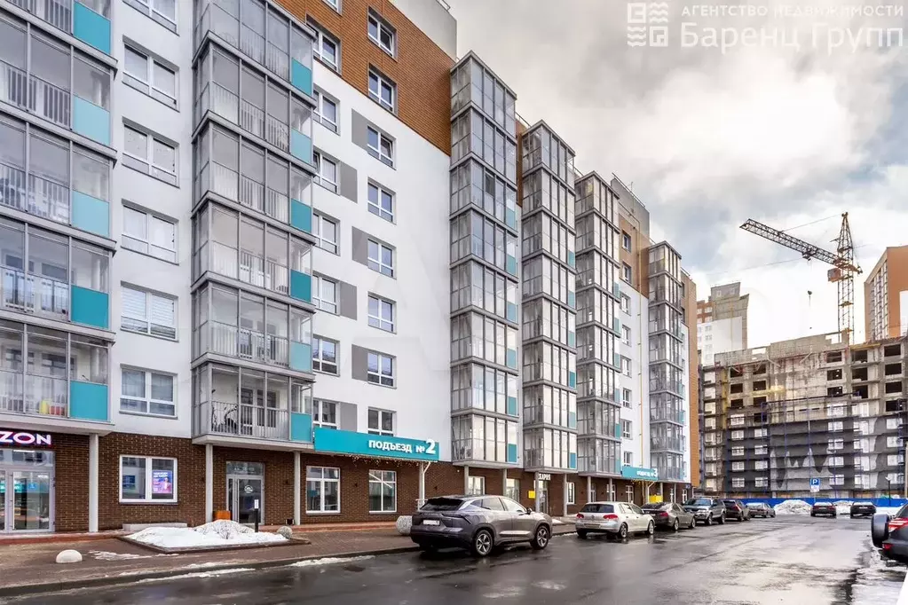 2-к. квартира, 38,1 м, 3/9 эт. - Фото 1