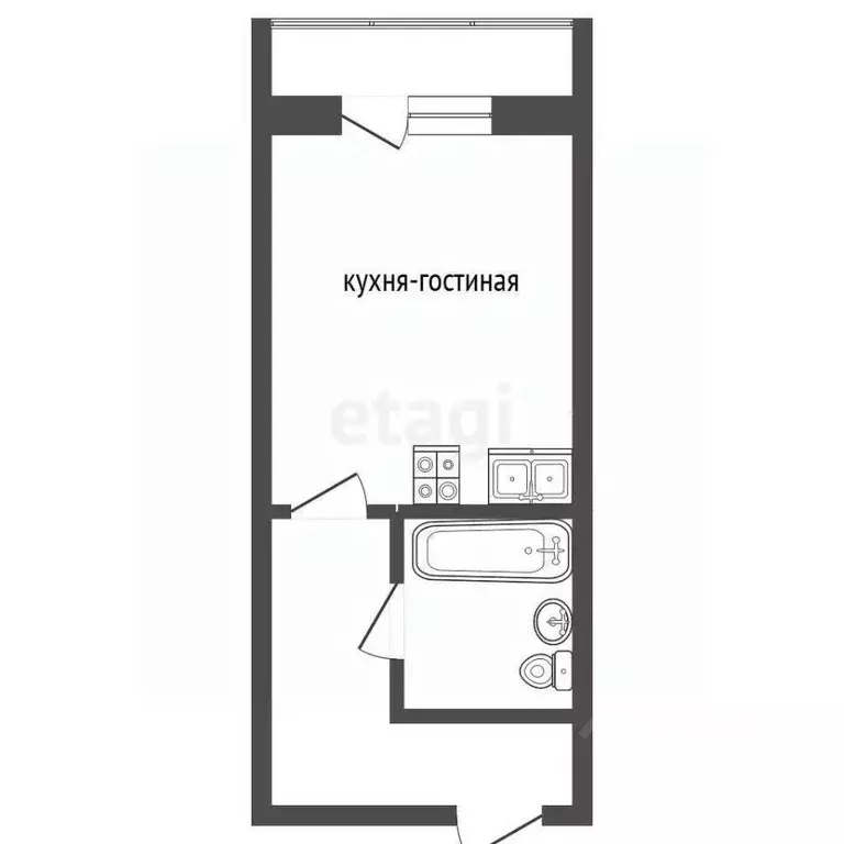 Студия Ярославская область, Ярославль Суздальское ш., 34 (20.38 м) - Фото 1