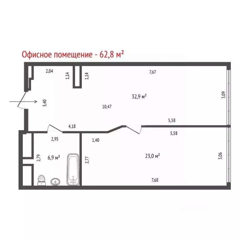 Офис в Свердловская область, Екатеринбург ул. Белинского, 108 (63 м) - Фото 2