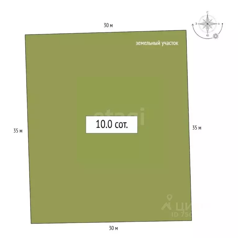 Участок в Алтай, Чемальский район, с. Анос Центральная ул., 41 (10.0 ... - Фото 2