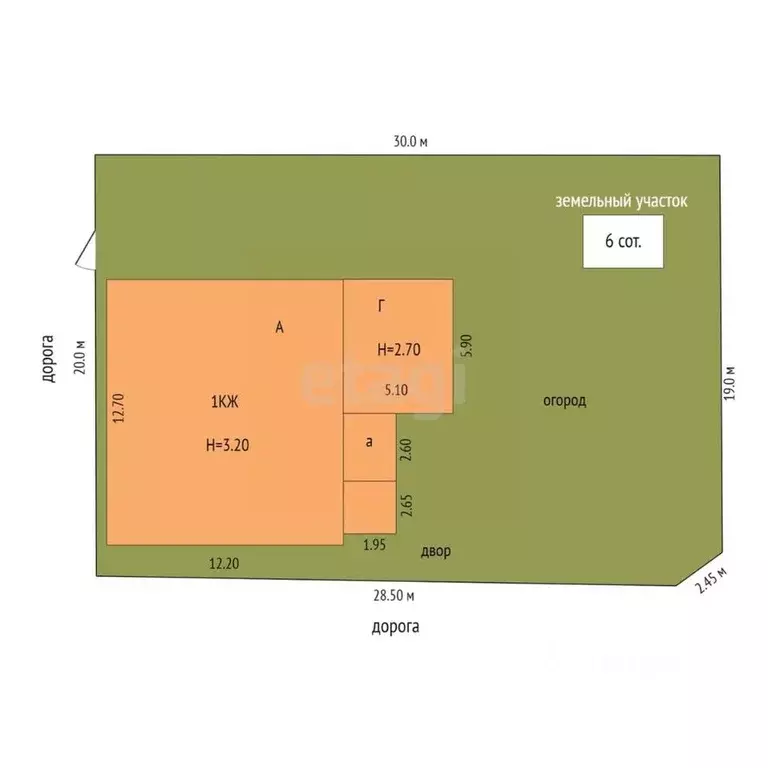 Дом в Омская область, Омск ул. Володарского, 36/23 (122 м) - Фото 2