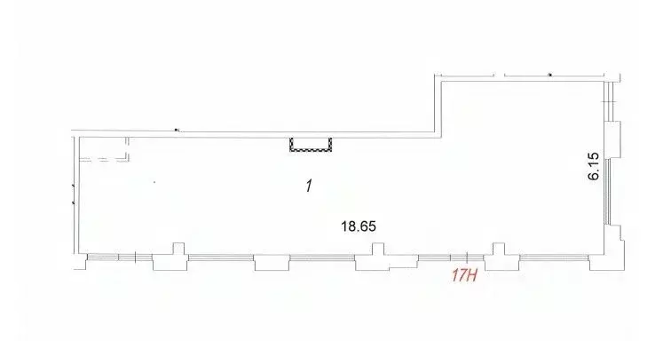 Помещение свободного назначения в Москва ул. Нижние Мневники, 10 (88 ... - Фото 2