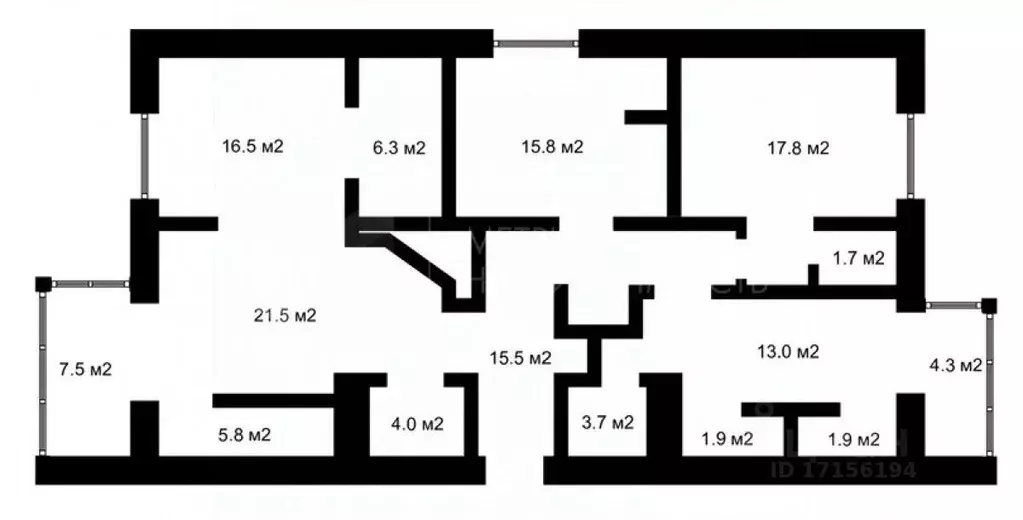 4-к кв. Тюменская область, Тюмень ул. Тимофея Чаркова, 79к1 (127.4 м) - Фото 1