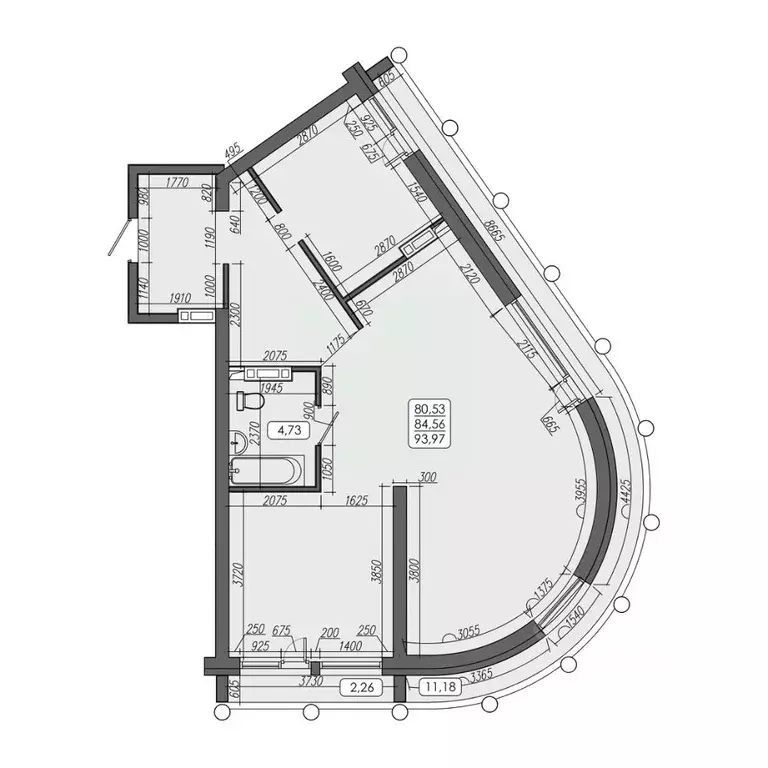 3-к кв. Приморский край, Владивосток ул. Мыс Кунгасный, 3Б (84.56 м) - Фото 0