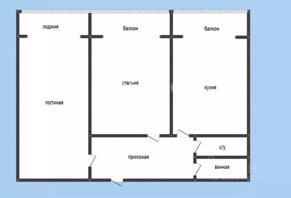 2-к кв. Дагестан, Махачкала ул. Зои Космодемьянской, 48А (57.0 м) - Фото 2