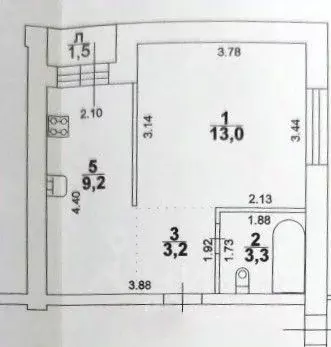 1-к кв. Самарская область, Новокуйбышевск ул. Егорова, 4 (28.7 м) - Фото 2