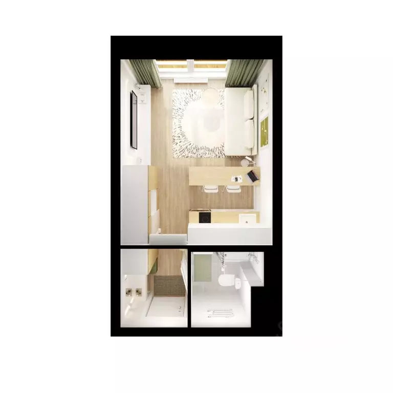 Студия Московская область, Мытищи Яуза Парк жилой комплекс, к5 (20.2 ... - Фото 2