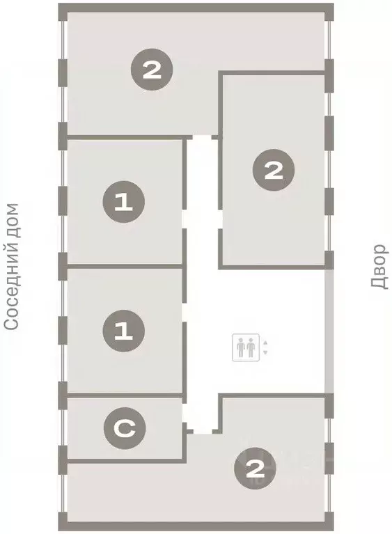 2-к кв. Новосибирская область, Новосибирский район, Краснообск рп, 3-й ... - Фото 2