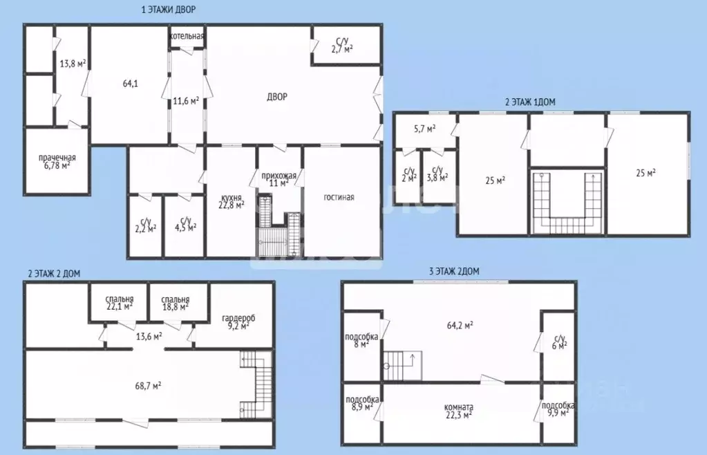 Дом в Дагестан, Махачкала ул. Стояна Джорова, 86 (490 м) - Фото 1