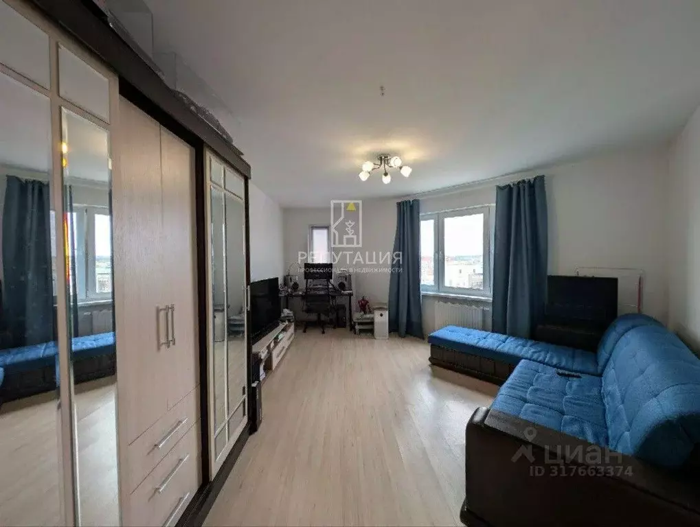 Квартира, 1 комната, 40.29 м - Фото 0