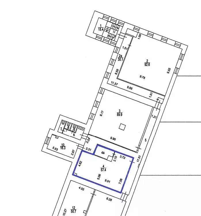 Склад в Москва Малая Семеновская ул., 9С9 (64 м) - Фото 2