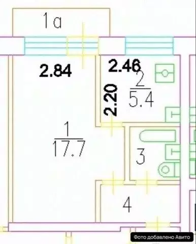 Студия Москва Стрельбищенский пер., 5С3 (30.0 м) - Фото 2