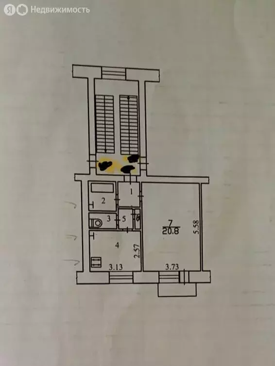 1-комнатная квартира: Калуга, улица Ленина, 42 (37.5 м) - Фото 2
