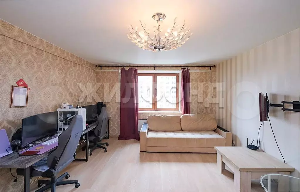 1-к. квартира, 43,7 м, 8/17 эт. - Фото 0