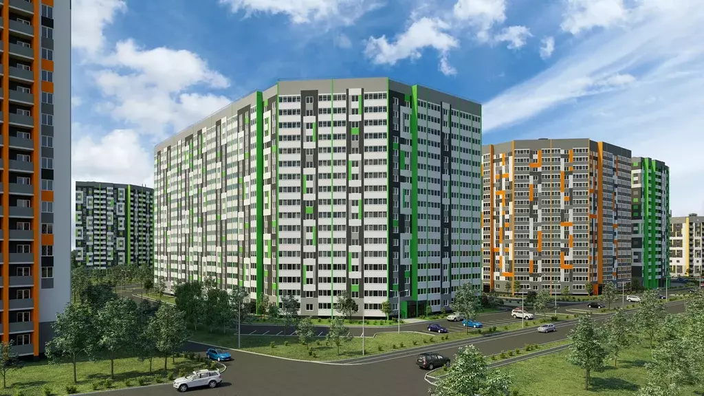 2-к квартира, 57.4 м - Фото 1