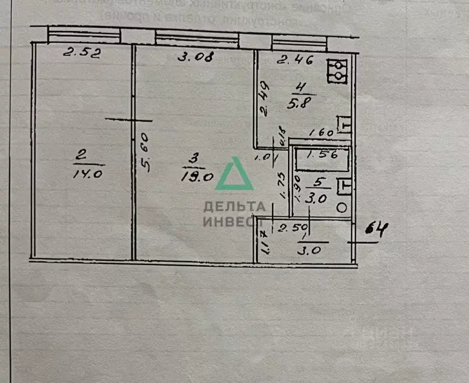 2-к кв. Башкортостан, Уфа Молодежный бул., 3/1 (44.8 м) - Фото 2