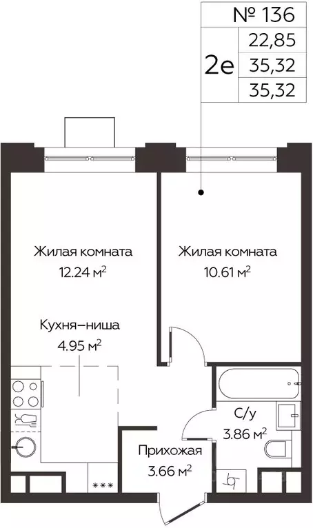 2-к кв. Московская область, Одинцово Каштановая Роща жилой комплекс ... - Фото 0