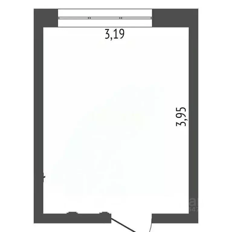 Студия Кемеровская область, Юрга ул. Никитина, 28 (12.4 м) - Фото 1