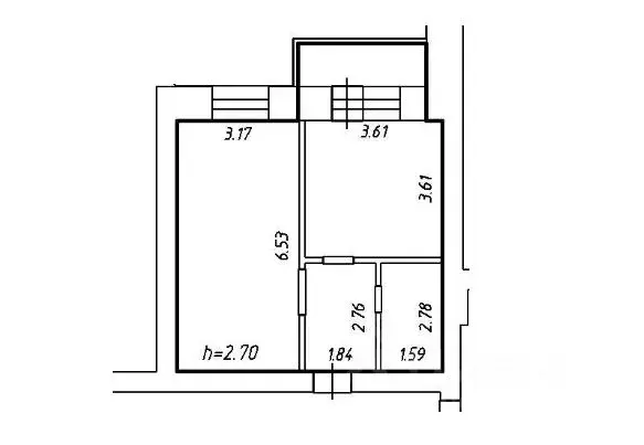 1-к кв. Красноярский край, Красноярск ул. Академика Киренского, 32К ... - Фото 1