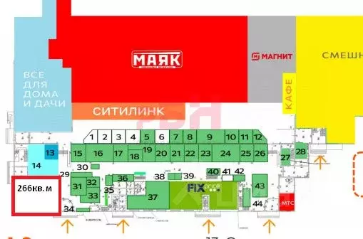 Торговая площадь в Пензенская область, Кузнецк ул. Белинского (266 м) - Фото 2