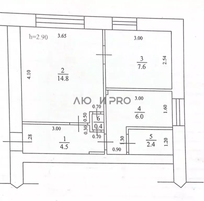2-к кв. Башкортостан, Иглинский район, с. Кудеевский ул. Победы, 7 ... - Фото 2