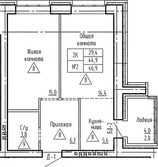 2-к кв. Новосибирская область, Новосибирский район, Мичуринский ... - Фото 2