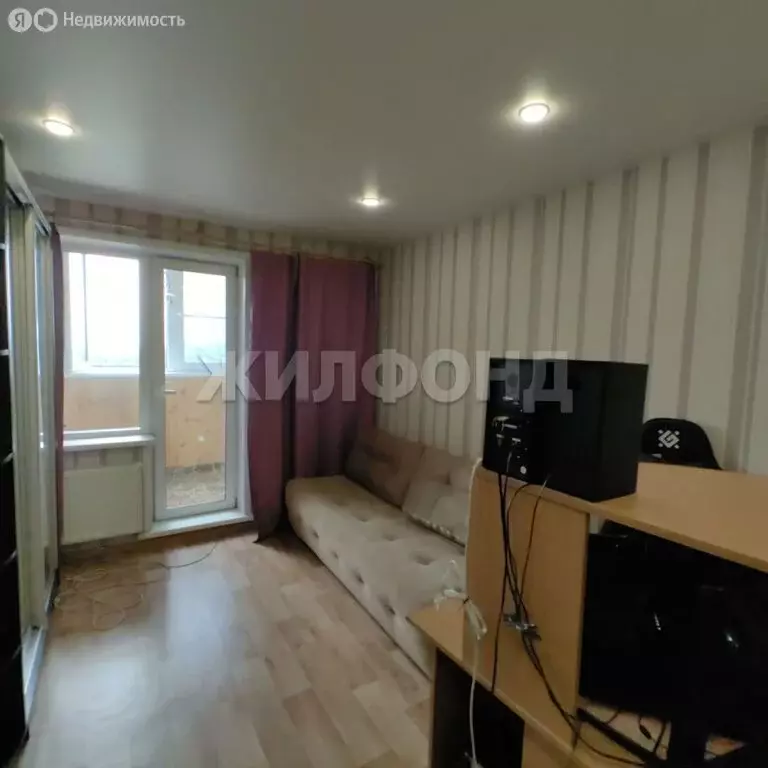 Квартира-студия: Новосибирск, Беловежская улица, 50 (25.2 м) - Фото 0