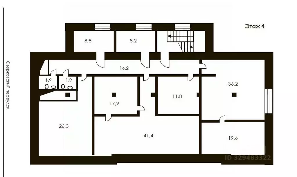 Помещение свободного назначения в Москва Озерковская наб., 12 (960 м) - Фото 2