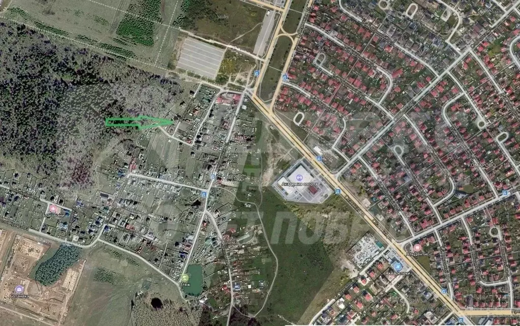 Участок в Тюменская область, Тюмень Пшеничная ул., 10 (5.5 сот.) - Фото 1