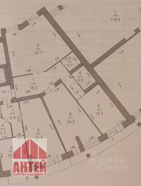 2-к кв. Нижегородская область, Нижний Новгород ул. Белинского, 38 ... - Фото 2