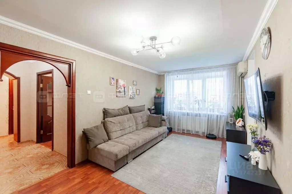 3-к кв. Татарстан, Казань ул. Татарстан, 52 (52.8 м) - Фото 2