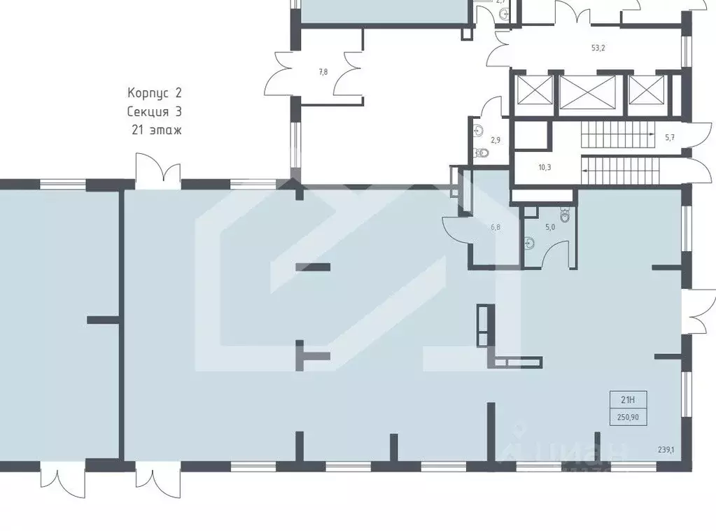 Торговая площадь в Москва 3-я Хорошевская ул., 17А (247 м) - Фото 2