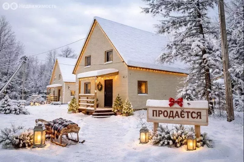 Дом в Кировский район, городской посёлок Мга (110 м) - Фото 1