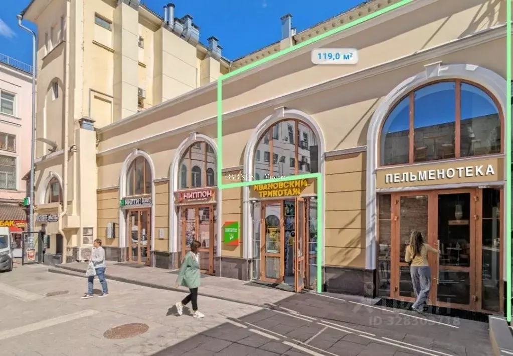 Помещение свободного назначения в Москва ул. Кузнецкий Мост, 22с4 (119 ... - Фото 1