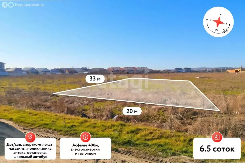 Участок в Темрюк, улица Карла Маркса (6.5 м) - Фото 1