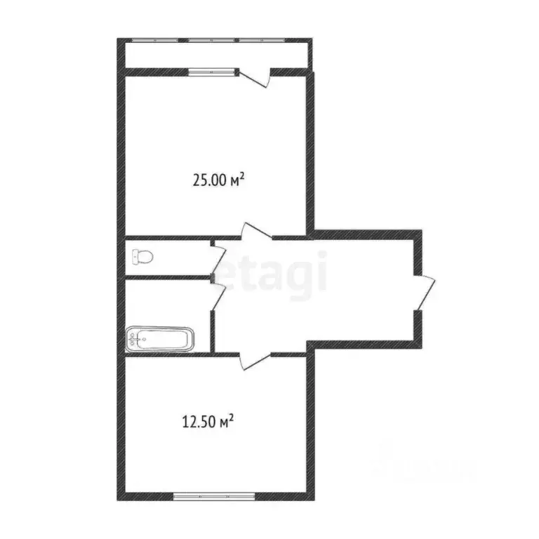 1-к кв. Костромская область, Кострома Венеция мкр, 40 (48.3 м) - Фото 1